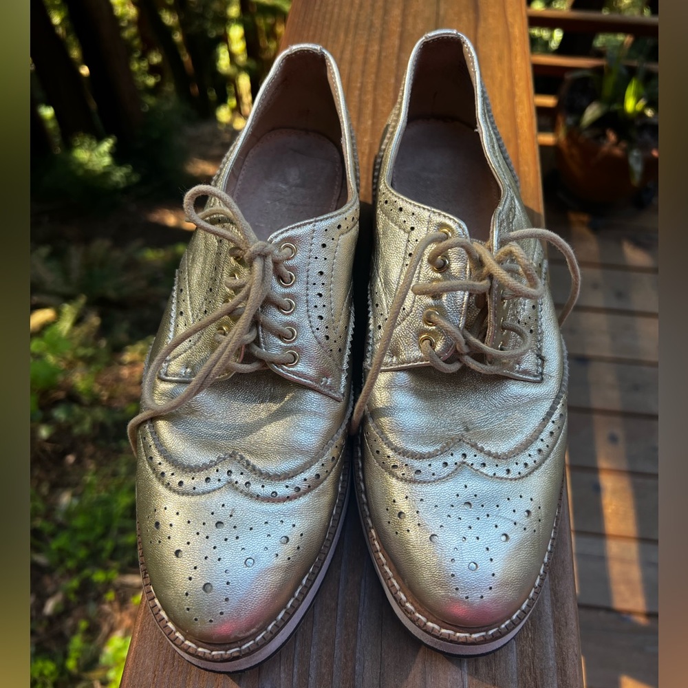Gold Loafers from Shelly’s London (bought from Anthropologie)